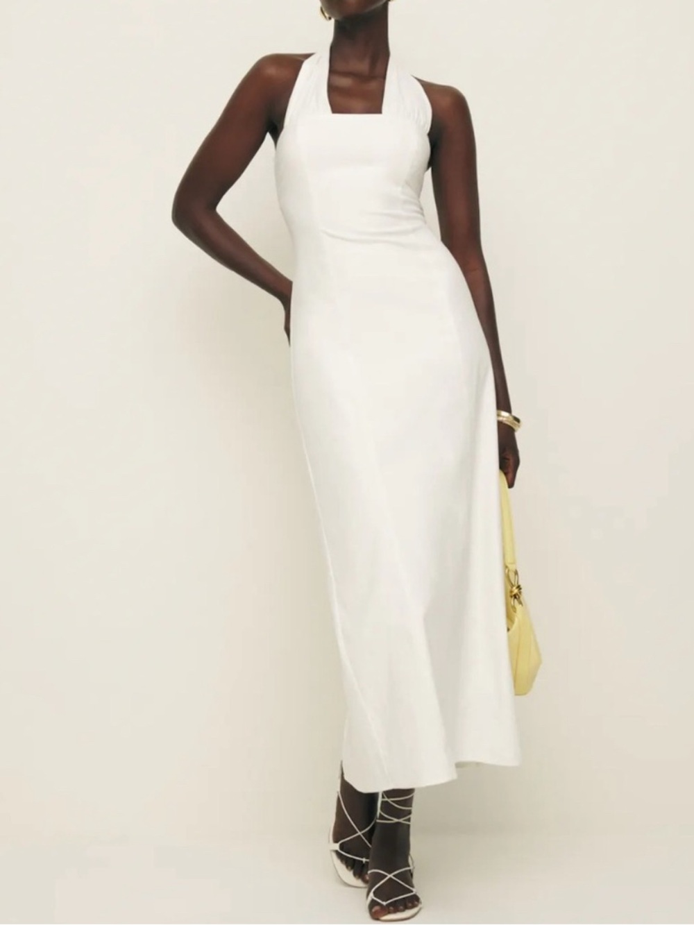 NWT Reformation Bessi Dress in White